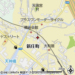 和歌山県田辺市新庄町372周辺の地図