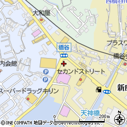 ローソン田辺新庄店周辺の地図