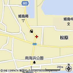 松原石油店周辺の地図