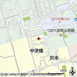 福岡県行橋市下検地1128-1周辺の地図