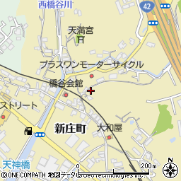 和歌山県田辺市新庄町367周辺の地図
