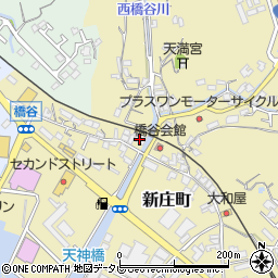 和歌山県田辺市新庄町21周辺の地図