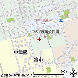 福岡県行橋市中津熊257周辺の地図
