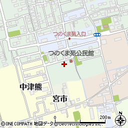 福岡県行橋市中津熊257-6周辺の地図