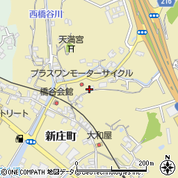 和歌山県田辺市新庄町358周辺の地図