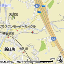 和歌山県田辺市新庄町354周辺の地図