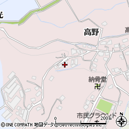福岡県宮若市高野548周辺の地図