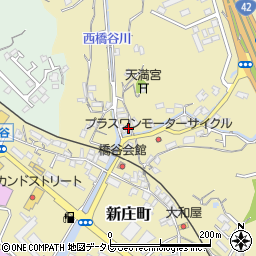 和歌山県田辺市新庄町144-1周辺の地図