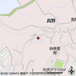 福岡県宮若市高野548-2周辺の地図