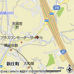 和歌山県田辺市新庄町244周辺の地図