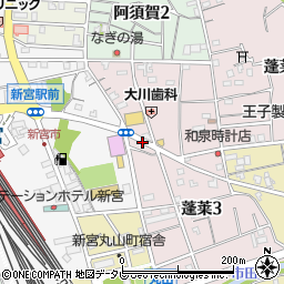 和歌山県新宮市蓬莱3丁目1周辺の地図
