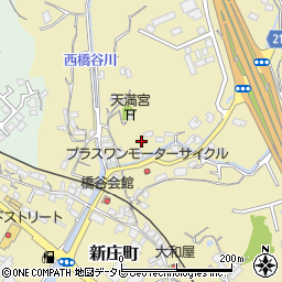和歌山県田辺市新庄町150周辺の地図