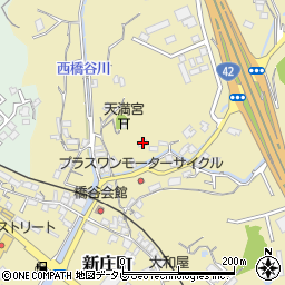 和歌山県田辺市新庄町154周辺の地図