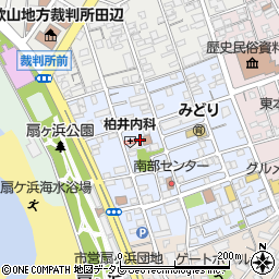 和歌山県田辺市末広町周辺の地図