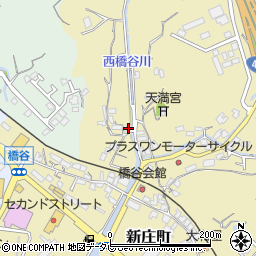 和歌山県田辺市新庄町23周辺の地図