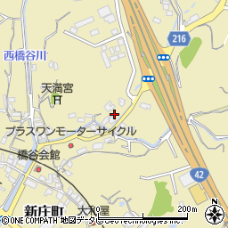 和歌山県田辺市新庄町166周辺の地図