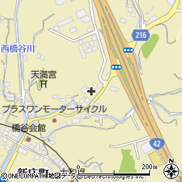 和歌山県田辺市新庄町167周辺の地図