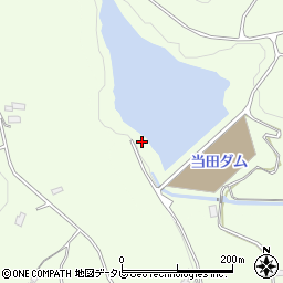 当田ダム周辺の地図