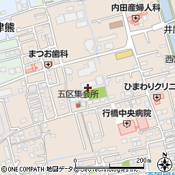 福岡京築農業協同組合　経済部周辺の地図