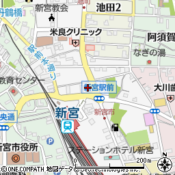 駅レンタカー新宮営業所周辺の地図