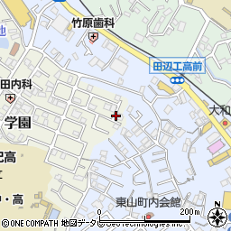 和歌山県田辺市学園20周辺の地図