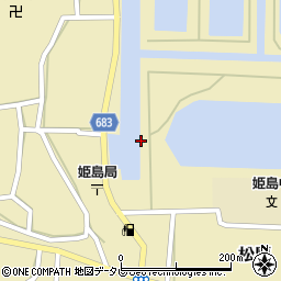 北浦姫島港線周辺の地図