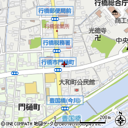 行橋斎場行橋中央会館周辺の地図