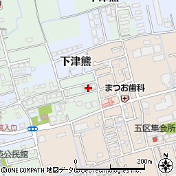 福岡県行橋市中津熊428-3周辺の地図