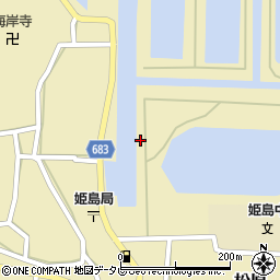 ロッジ姫島周辺の地図