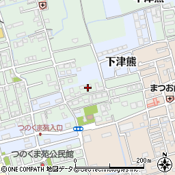 福岡県行橋市中津熊371-2周辺の地図