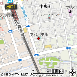 アパホテル福岡行橋駅前周辺の地図