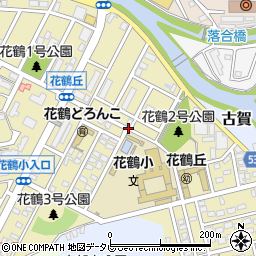 〒811-3104 福岡県古賀市花鶴丘の地図