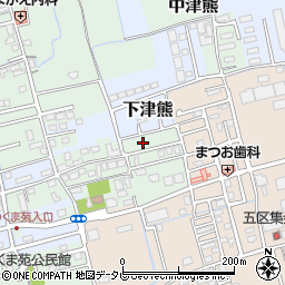 福岡県行橋市中津熊426周辺の地図