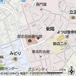 田辺市文化交流センター駐車場周辺の地図
