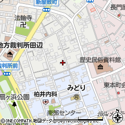 和歌山県田辺市新屋敷町32周辺の地図