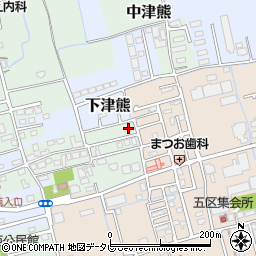 福岡県行橋市中津熊426-1周辺の地図