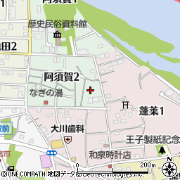 神戸屋　クリーニング店周辺の地図