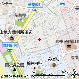 和歌山県田辺市新屋敷町27周辺の地図