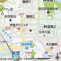 和歌山県新宮市池田3丁目周辺の地図