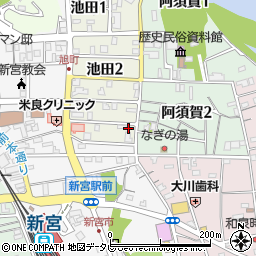 土山医院周辺の地図