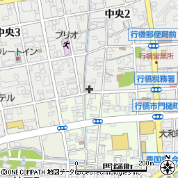 青い林檎行橋店周辺の地図