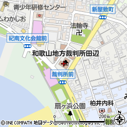 和歌山県田辺市新屋敷町5周辺の地図