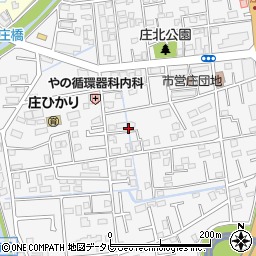 福岡県古賀市今の庄2丁目周辺の地図