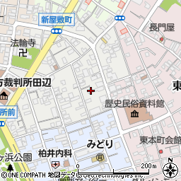 和歌山県田辺市新屋敷町38周辺の地図