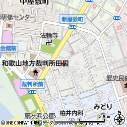 和歌山県田辺市新屋敷町24周辺の地図