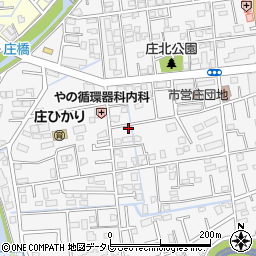 福岡県古賀市今の庄周辺の地図