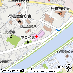 コスメイト行橋文化ホール周辺の地図