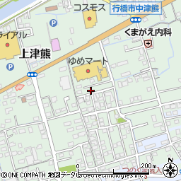 福岡県行橋市中津熊262-27周辺の地図