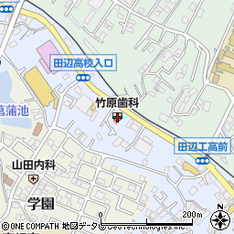 竹原歯科医院周辺の地図
