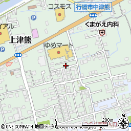 福岡県行橋市中津熊262-25周辺の地図